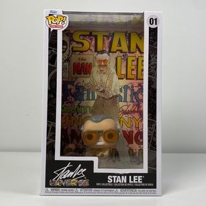 New Funko Pop! Comic Covers Stan Lee Vinyl Figure in Hard Acrylic Case